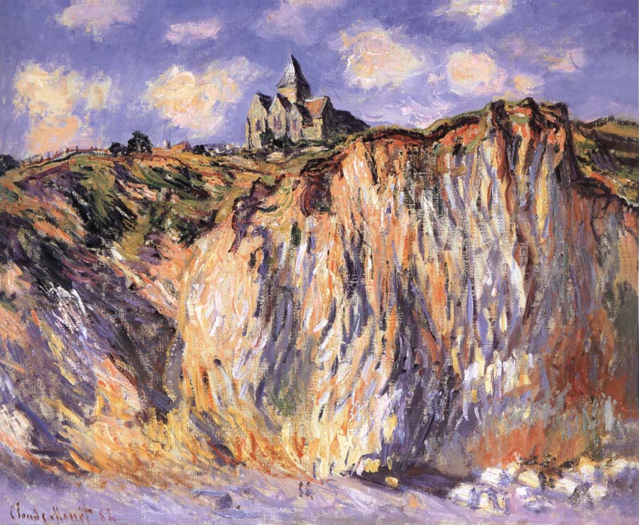 Claude Monet The Church at Varengeville,Morning Effect